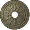 Ekena Millwork Warsaw Ceiling Medallion (Canopies up to 3 1/2"), 18"OD x 3 1/2"ID x 1 3/8"P, Witch Hazel Crackle CM18WAWHC - alternate 1